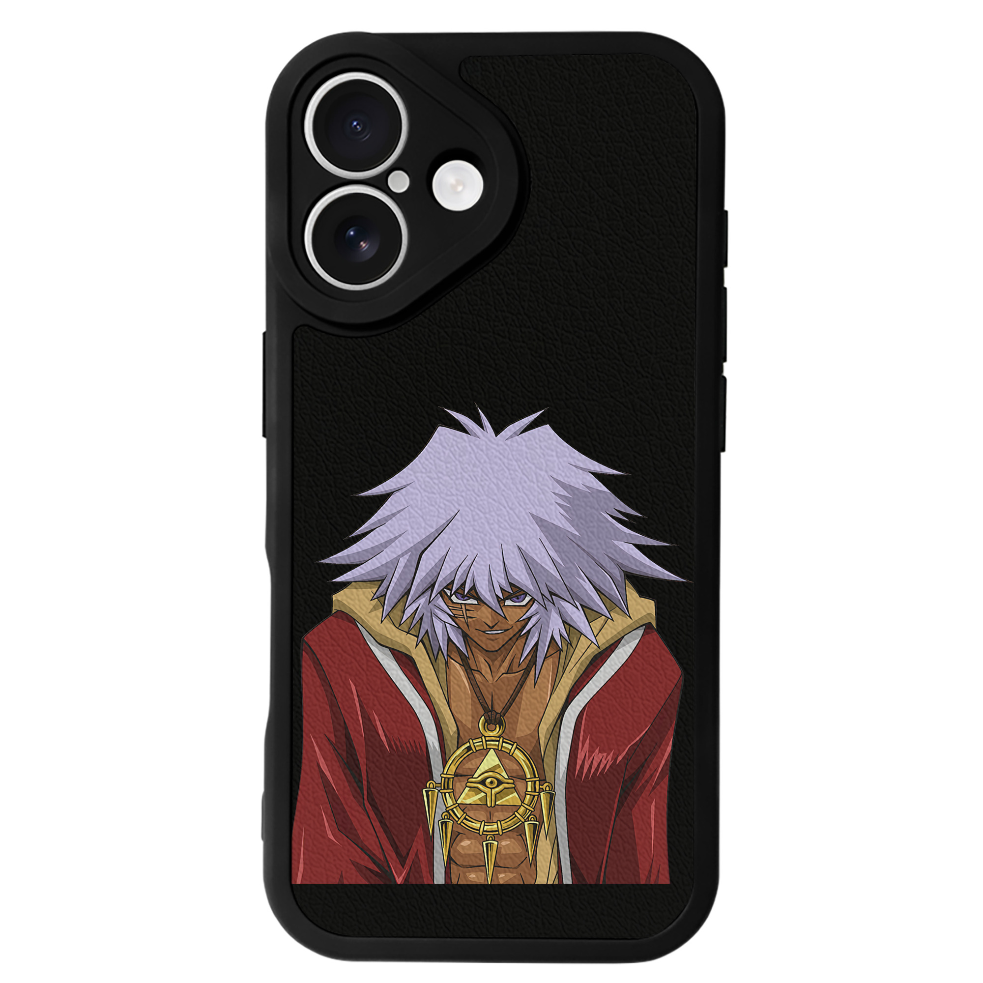 遊☆戯☆王 Yu-Gi-Oh! 【iPhone 16シリーズ対応】シリコンスマホケース（レザー調） 材質：シリコン